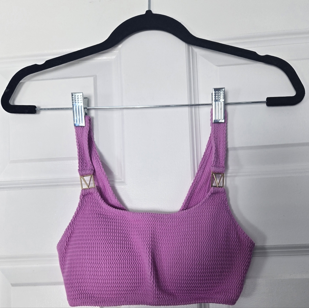 Victoria's Secret "The Wave" Scoop Bikini Top Bottom Vacation Summer Beach Set